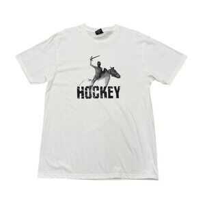 Men’s Hockey t shirt white cotton 2020s